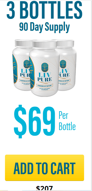 Liv Pure 3 bottles